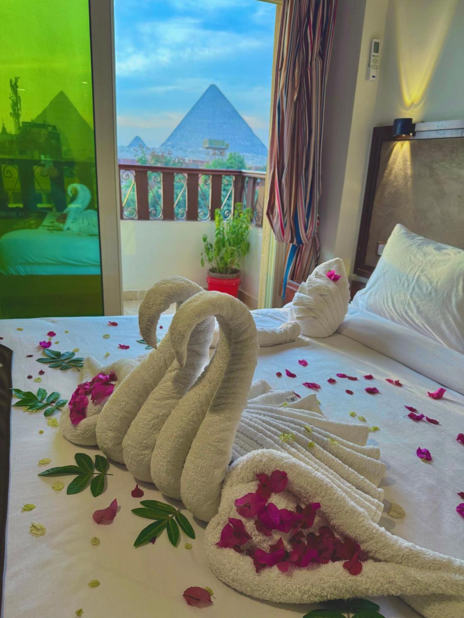 Flower Pyramids Inn Kafret el-Gabal Exterior foto