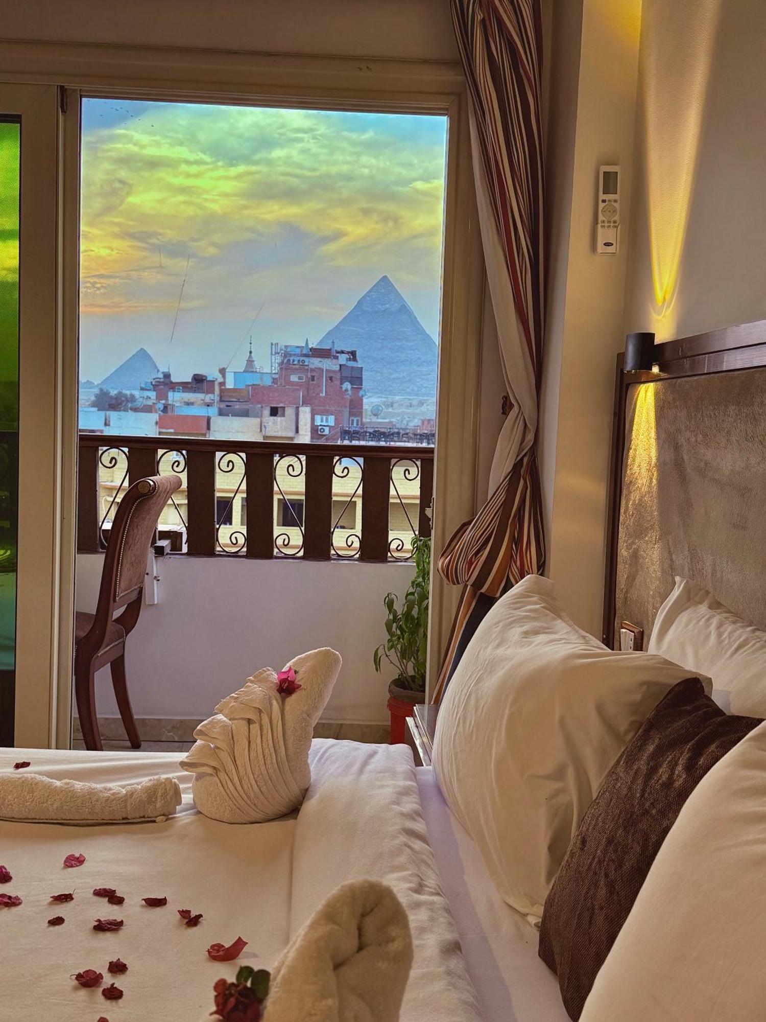 Flower Pyramids Inn Kafret el-Gabal Exterior foto